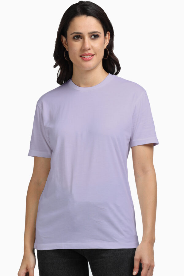 Lavender Supima Cotton Short Sleeve Neck T-shirt