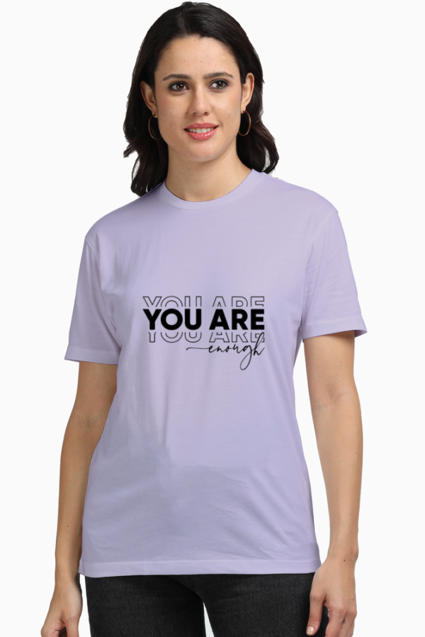 You Are Enough Supima Cotton Short Sleeve Neck T-Shirt
