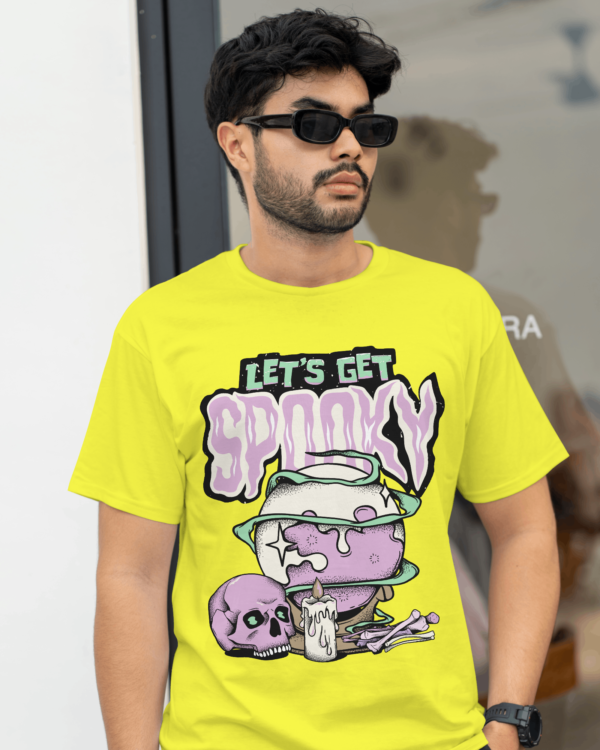Classic Round Neck T-Shirt: Let's Get Spooky - Image 3