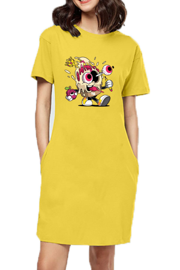 Berry Drip Women T-Shirt Dress