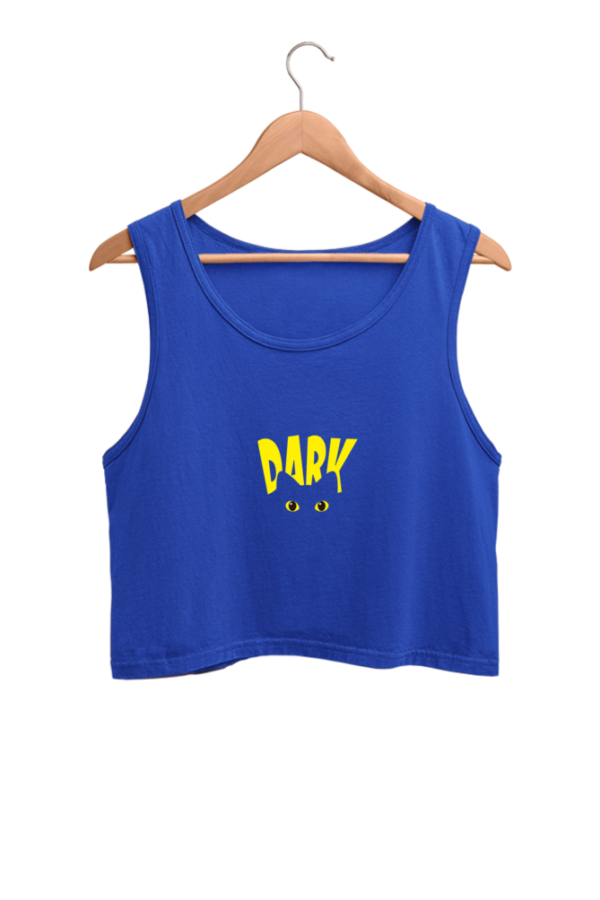 Dark Cat Crop Tank