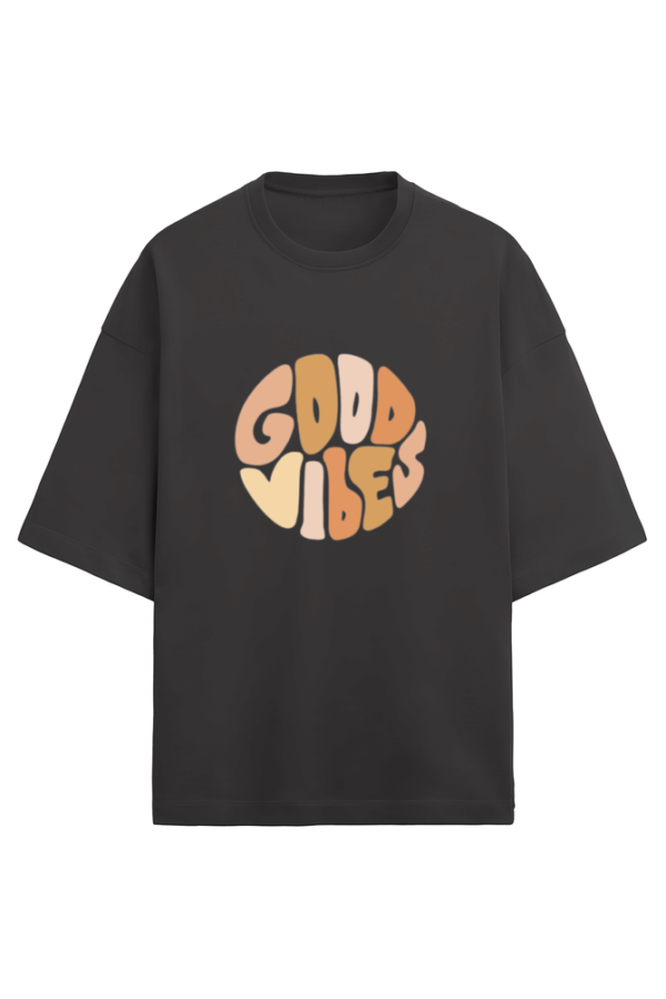 Good Vibes Unisex Oversized Terry T-Shirt